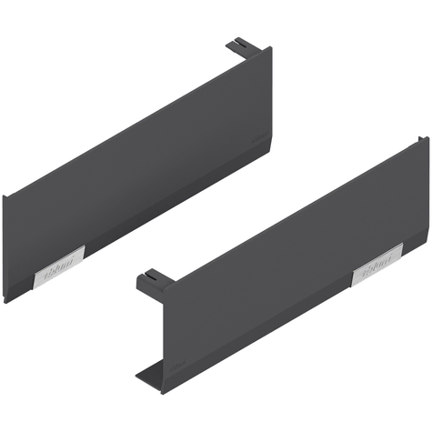 Blum AVENTOS HF/HL/HS top Cover Cap Set Dark Grey
