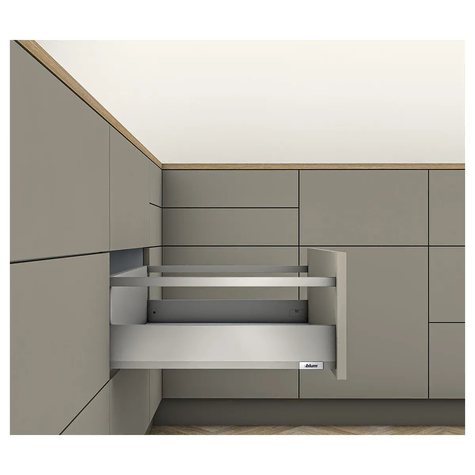 MERIVOBOX STANDARD GALLERY DRAWER KIT E HEIGHT 350NL 40KG INDIUM GREY MERIVOBOX STANDARD GALLERY DRAWER KIT E HEIGHT 350NL 40KG INDIUM GREY