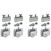 HETTICH SLIDELINE 16 RUNNER & GUIDE FITTING SET FOR DUAL PANELS