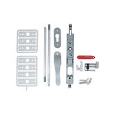LOCKWOOD TWIN BOLT LOCK LKG KIT UNO HANDLE NO TIPS NO RODS