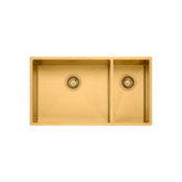 Oliveri Spectra Sink 1 & 1/2 Bowl No Tap Hole 790m x 445mm Gold