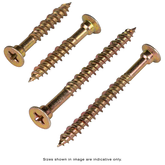 Assembly Screws Phillips 4mm x 28mm Yellow Zinc - Box of 1,000