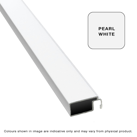 Flypro Window Frame 25 x 9mm 5m Pearl White