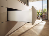 Blum MERIVOBOX Industrial Pack (100) E Height pure 550NL 40kg Silk White