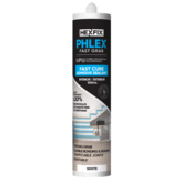 HEXFIX PHLEX FASTGRAB HYBRID POLYURETHANE ADHESIVE SEALANT 300ML WHITE