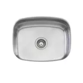 ENDEAVOUR SINK EE50U LARGE BOWL UNDERMOUNT STAINLESS STEEL 590 X 470MM
