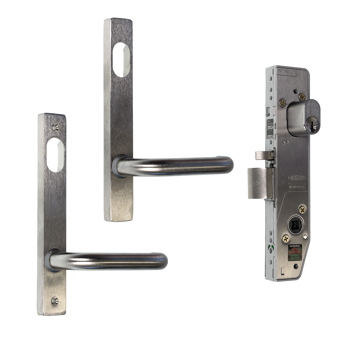 Lockwood Selector Lock Double Cylinder Keyed Alike Stainless Steel