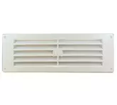VENT RECTANGLE FOR CUPBOARD 270MMX95MM WHITE PLASTIC