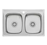 SINK ENDEAVOUR EE23TU DOUBLE BWL UNIVERSAL 1TH STAINLESS STEEL