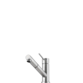 OLIVERI ESSENTE PULL OUT SWIVEL MIXER TAP 316SS