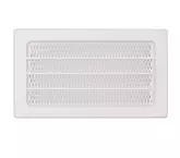 VENT RECTANGLE FOR CUPBOARD 165MMX85MM WHITE PLASTIC