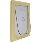 PETWAY PET DOOR SMALL 240 X 190MM PRIMROSE