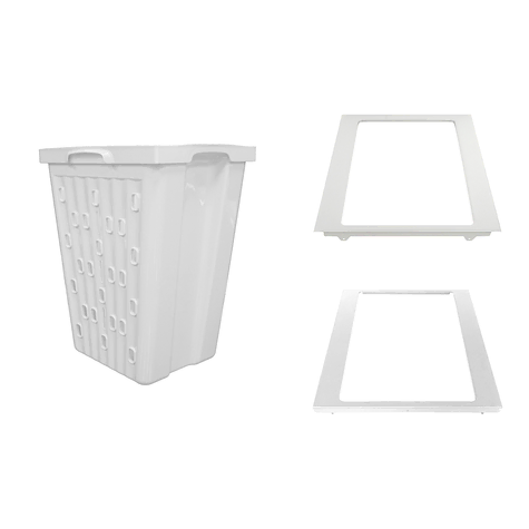 Finista Edge Hamper 450CW 58L White