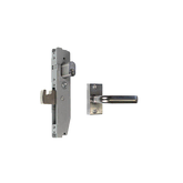Lockwood Lock Cylinder/Lever 28mm Projection Satin Chrome