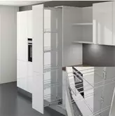 FINISTA PULL OUT PANTRY KIT 1700-1950H 400CW GREY