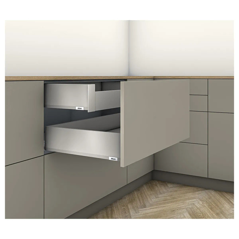MERIVOBOX INNER DRAWER KIT K HEIGHT 550NL 70KG INDIUM GREY