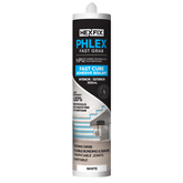 HEXFIX PHLEX FASTGRAB HYBRID POLYURETHANE ADHESIVE SEALANT 300ML WHITE