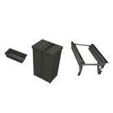 Gollinucci 560 Bin 400CW 450NL 1x 29L w/ Tray Orion Grey