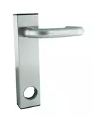 LEVER FOR PANIC DEVICE COVER WITH CYL HOLE SUIT SATIN CHROME PLATED