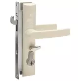 LOCK 8654 SECURITY SCREEN DOOR HINGED STANDARD STRIKE WHITE BIRCH