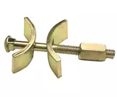 CONNECTOR BENCHTOP METAL 65MM ELECTROPLATED BRASS
