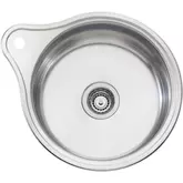 SOLITAIRE SINK LR515 STAINLESS STEEL ROUND BOWL 1T/H 490DIA MM