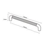 Modar Arvella Handle 128mm CTC Brushed Nickel