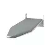 IRONING CENTRE KIT WHITE FRAME/GREY BOARD COVER