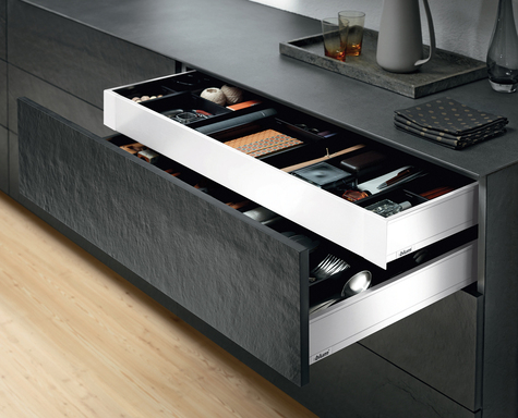 L/BOX KIT SILK WHITE INNER M 270NL BLUMOTION 40KG | M Height | LEGRABOX ...