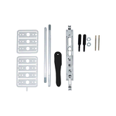 LOCKWOOD TWIN BOLT LOCK NL KIT UNO HANDLE