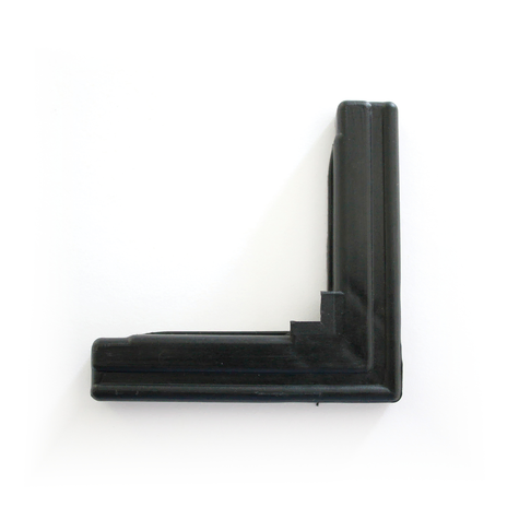 Flypro Window Corner Stake 25 x 11mm Black - Box of 100