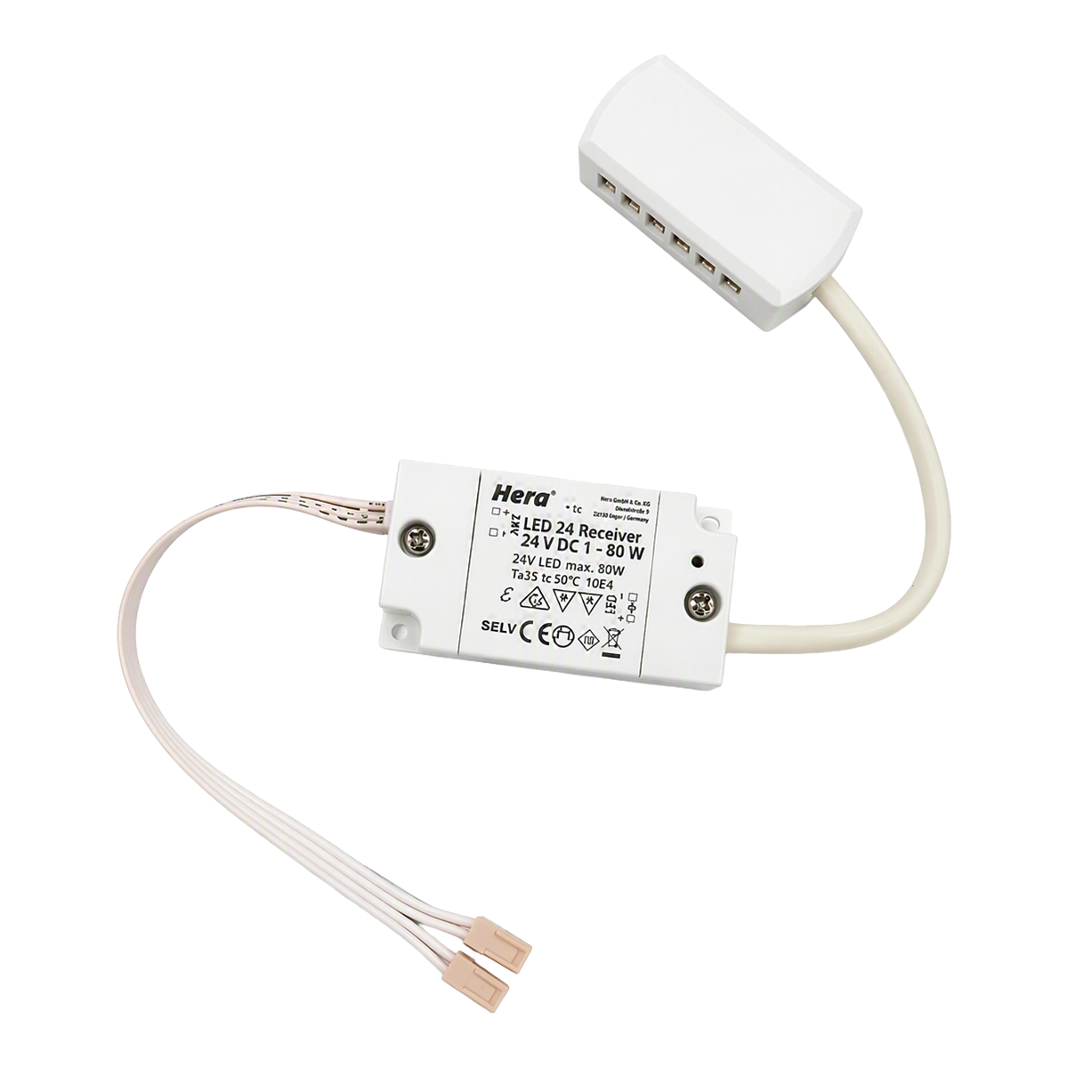 Hera Dim Controller 80W 24V w/ 12 Way Distributor