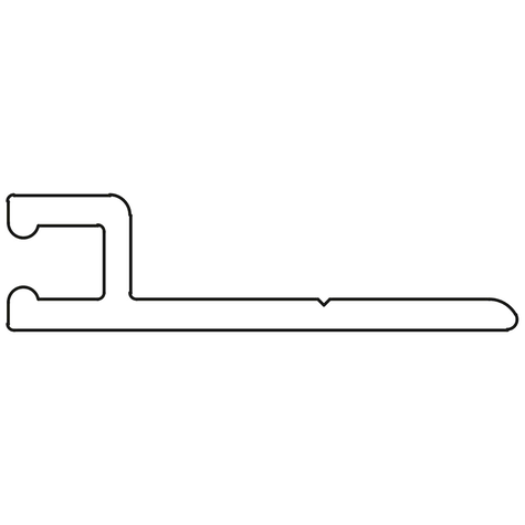 Bug Seal 24mm x 4.4m Clear Anodised