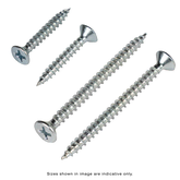 Chipboard Screws CSK UNI Phillips 3.5 x 20mm Zinc - Box of 1,000