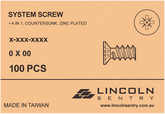 SCREW 4IN1 SYSTEM 10.5 X 6.3MM QTY 100