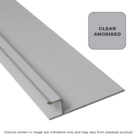Flypro Sill Winder Skirt 62 x 15mm 5m Clear Anodised