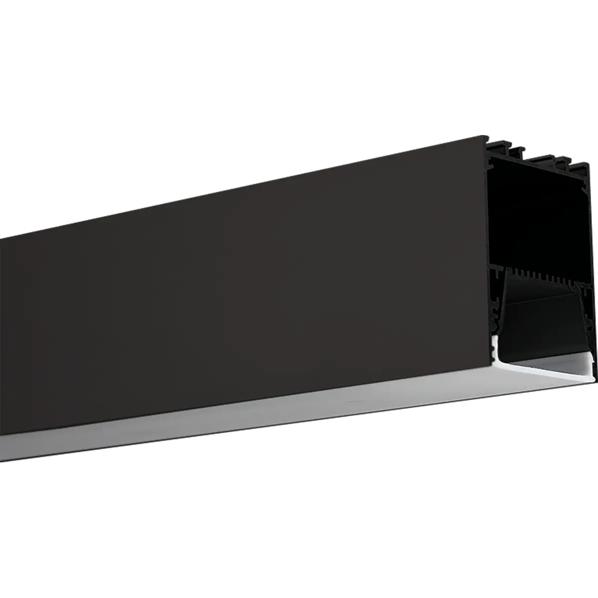 ALLEGRA LED ALUMINIUM PROFILE PENDANT BLACK FROST COVER 55X70MM 3M