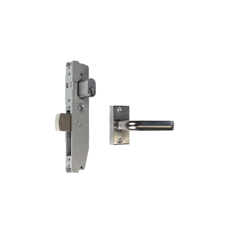 Lockwood Lock Cylinder/Lever 22mm Projection Satin Chrome