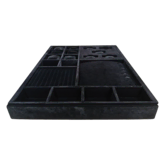 FINISTA JEWELLERY TRAY INSERT BLACK VELVET 473MM X 600-1000MM