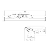 Whitco Chainwinder Lockable Key #32304 White