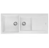 SANTORINI SINK ST-WH1510 1 & 3/4 BOWL WITH DRAIN WHITE