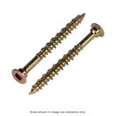 Assembly Screws Square 4mm x 45mm Yellow Zinc - Box of 1,000