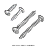 SECURITY SCREW BULLDOG SILVER RUSTGUARD 10G X 19MM BOX OF 1000