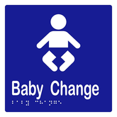 SIGNAGE BABY CHANGE BRAILLE VINYL