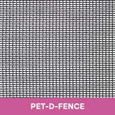 FLYPRO PET-D-FENCE 0.66 GAUGE BLACK 910MM X 2.5 METRE