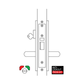 Lockwood Selector Lock Single Cylinder w/ Handles Stainless Steel