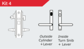 HINGED OFFICE DOOR BUNDLE 15 SUITS UP TO 80KG/920MM 30MM BS SILVER