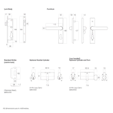 Yale Quattro Sliding Security Door Lock White