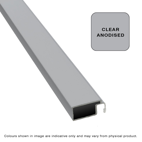 Flypro Window Frame 25 x 11mm 5m Clear Anodised