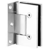 SHOWER HINGE 90L GLASS 2 WALL SHARP STRAIGHT CUT POLISHED CHROME